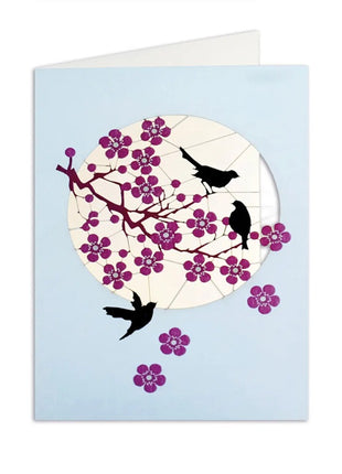 PM683 Forever Cards wenskaart laser-cut vogels