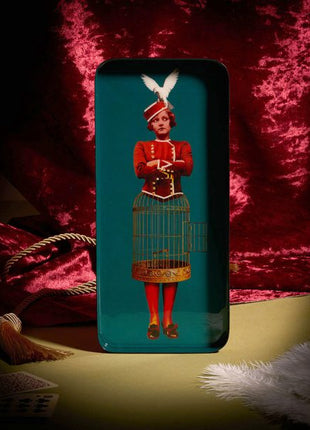 GD679 Gangzaï Design Colombine tray duif 12.5x28 cm