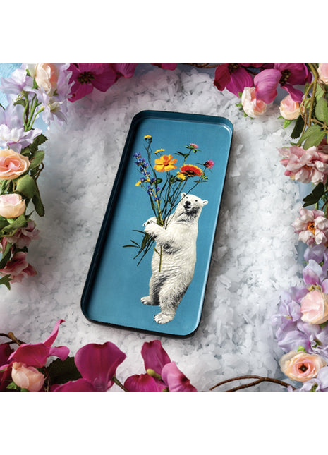 GD639 Gangzaï Design Ernest tray ijsbeer 12.5x28 cm