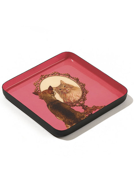 GD724 Gangzaï Design Kesta vierkante decoratieve tray 15x15 cm