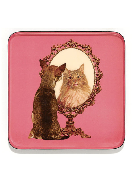 GD724 Gangzaï Design Kesta vierkante decoratieve tray 15x15 cm