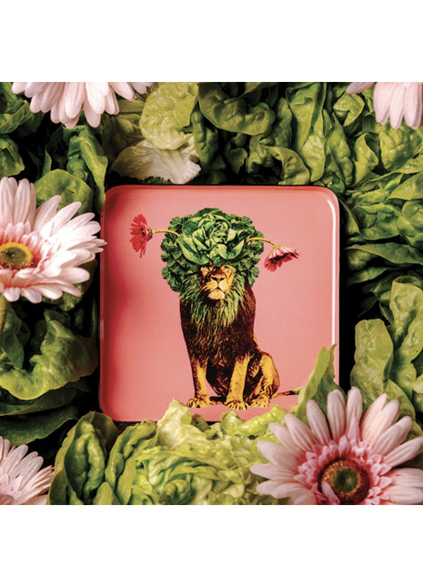 GD641 Gangzaï Design Leo vierkante decoratieve tray 15x15 cm