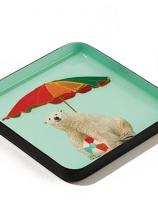 GD723 Gangzaï Design Polo vierkante decoratieve tray 15x15 cm
