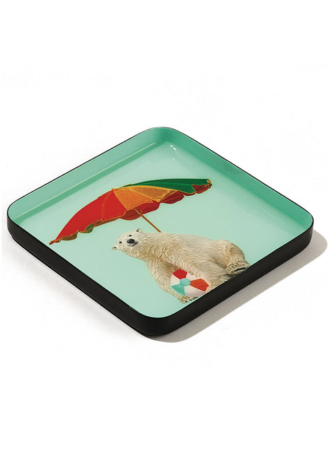 GD723 Gangzaï Design Polo vierkante decoratieve tray 15x15 cm