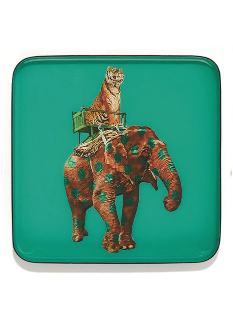 GD725 Gangzaï Design Raja vierkante decoratieve tray 15x15 cm