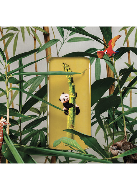 GD640 Gangzaï Design Sacha tray panda 12.5x28 cm
