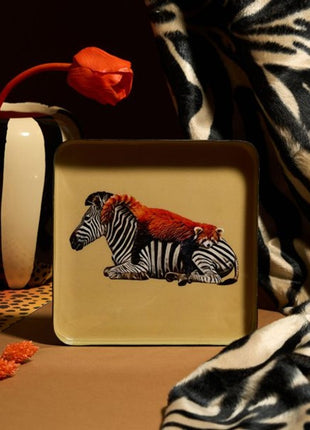 GD650 Gangzaï Design Siësta vierkante decoratieve tray 15x15 cm