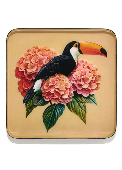 GD733 Gangzaï Design Tocotouc vierkante decoratieve tray 15x15 cm