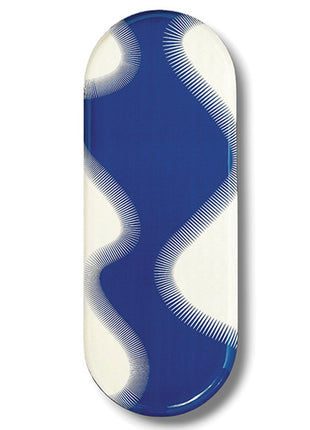 GD671 Gangzaï Design Wave Geometrica afgeronde tray 15x40 cm