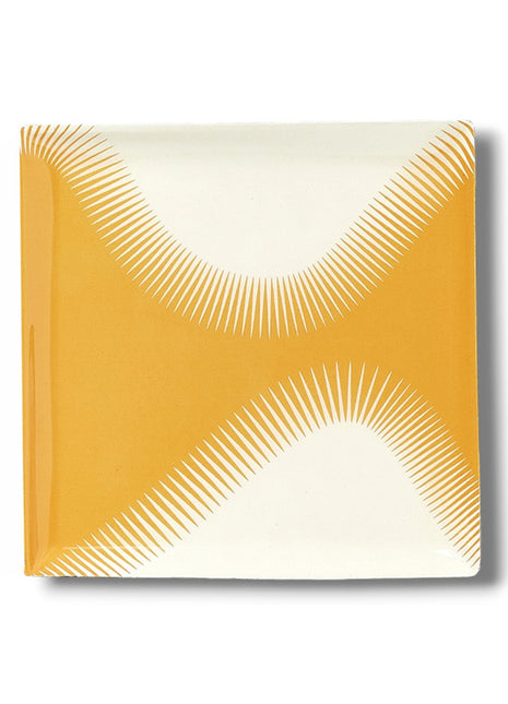 GD665 Gangzaï Design Wave Geometrica vierkante schaal / tray 15x15 cm