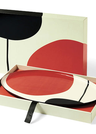 GD669 Gangzaï Design Zen Geometrica ovale schaal 18x30 cm