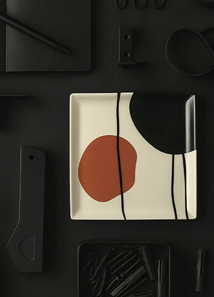 GD666 Gangzaï Design Zen Geometrica vierkante schaal 15cm