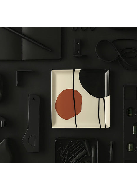 GD666 Gangzaï Design Zen Geometrica vierkante schaal 15cm