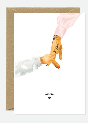 All The Ways To Say geboortekaart mamma baby hand