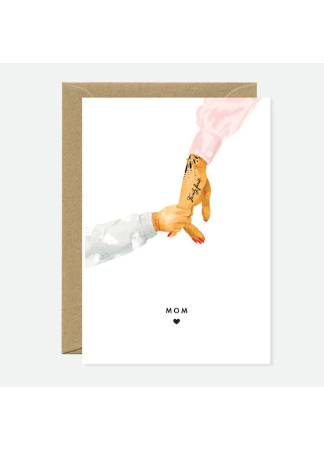 All The Ways To Say geboortekaart mamma baby hand