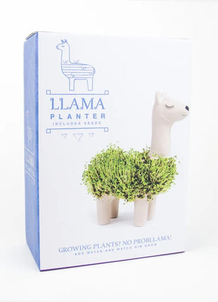 Gift Republic Llama plantenpot  met chiazaden 452013