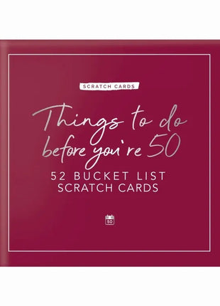 Gift Republic Kraskaarten - Things to do before you're 50 bucket list