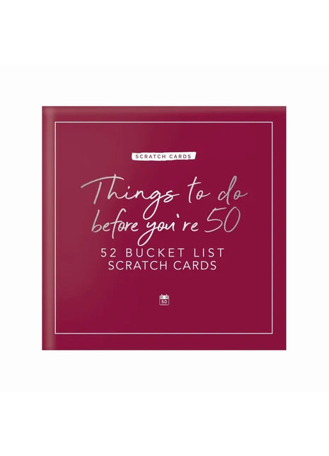Gift Republic Kraskaarten - Things to do before you're 50 bucket list