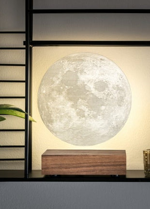 Gingko Design Smart Moon Lamp - zwevende maan - walnoten