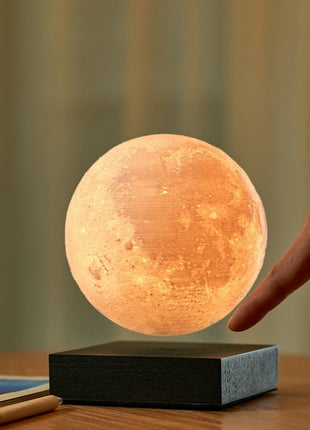 G019BK Gingko Design Smart Moon Lamp - zwevende maan - zwart hout