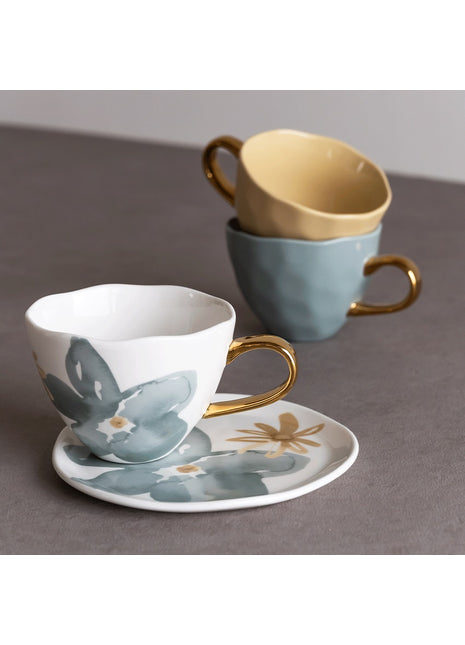 106146 Good Morning bord / plate floral 17 cm