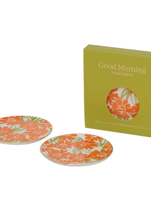 108505 Good Morning bord, Ø12 cm Palesa, Set van 2, Carrot