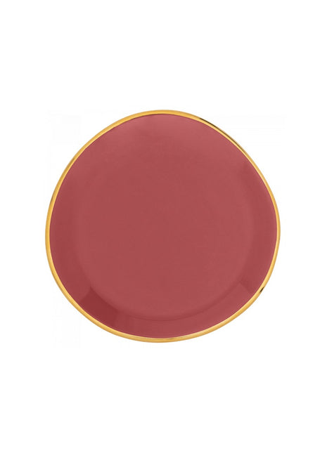 106605 Good Morning bord / plate brandied apricot 17 cm