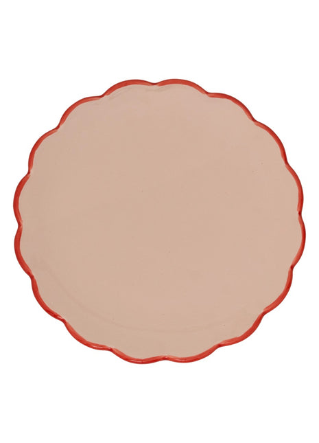 108340 Good Morning bordje sculpted oudroze