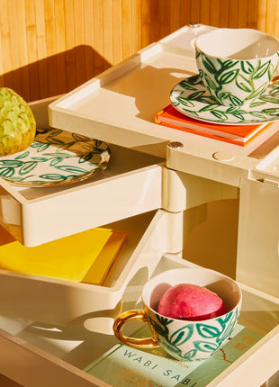 Good Morning Cup / cappuccino kop theebladeren aqua 108076