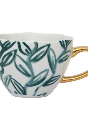 Good Morning Cup / cappuccino kop theebladeren aqua 108076