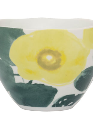 108073 Good Morning cappuccino / thee kop floral art lime