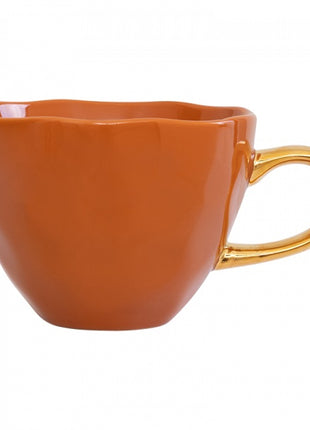 107247 Good Morning Cup cappuccino / thee kop gebrand oranje