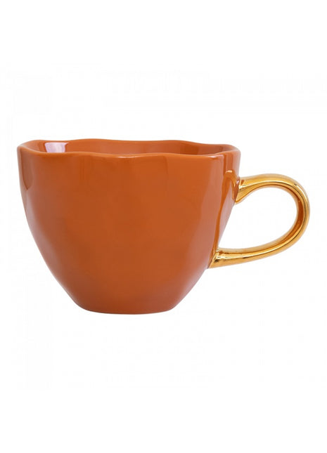107247 Good Morning Cup cappuccino / thee kop gebrand oranje