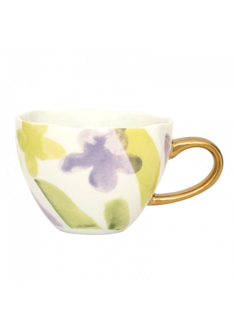 107930 Good Morning Cup / cappuccino kop kusha gouden oor