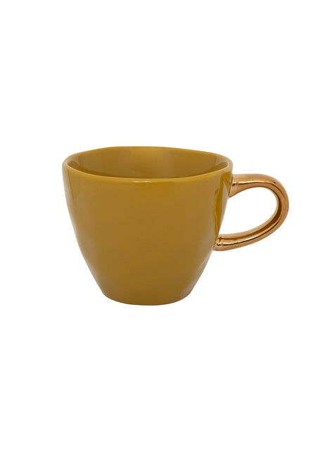 Good Morning Mini Cup koffiekop gouden oor amber groen