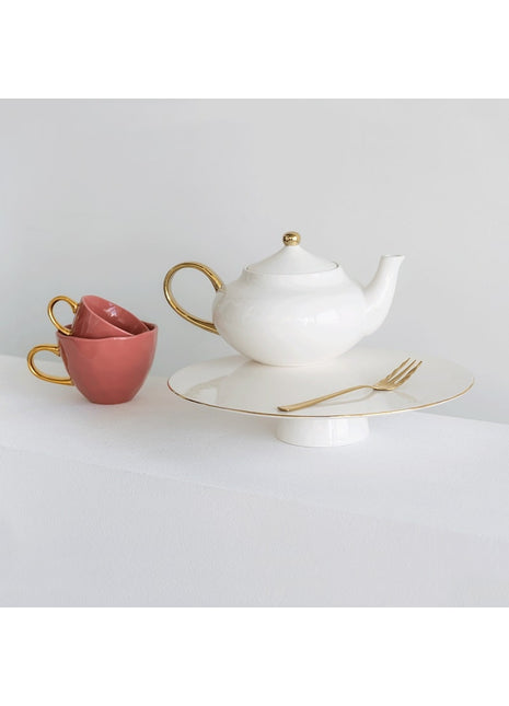 106371 Good Morning Mini Cup koffiekop branded aprictot