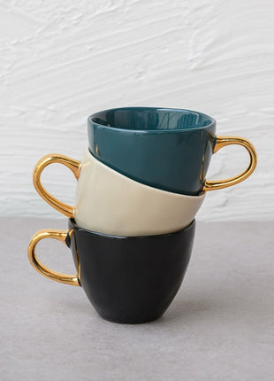 Good Morning Mini Cup koffiekop gouden oor gray morn