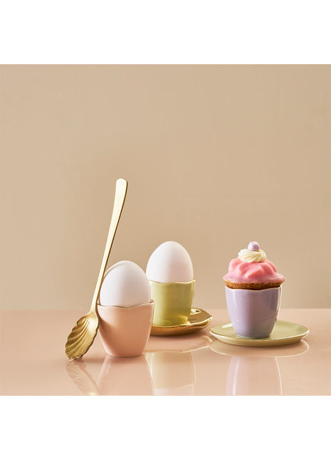 Good Morning eierdopjes 2 stuks oudroze