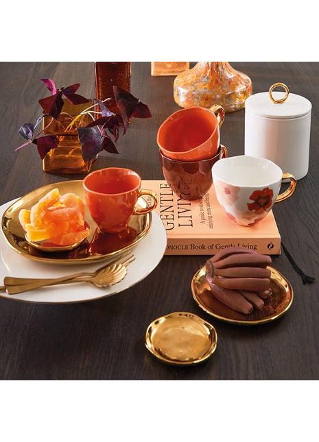 107248 Good Morning Mini Cup koffiekop gebrand oranje