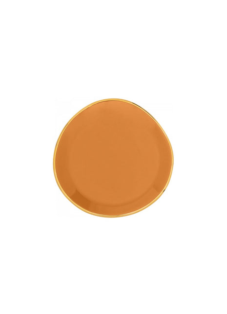 106600 Good Morning bord / plate small caramel 9 cm