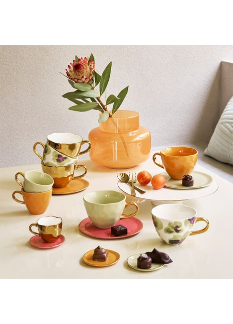 106600 Good Morning bord / plate small caramel 9 cm