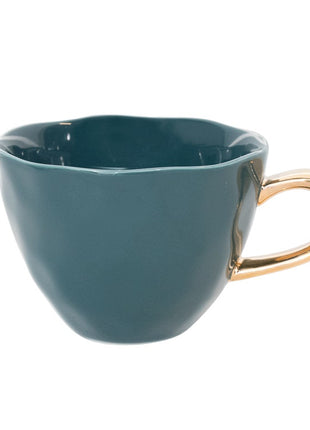 103269 Good Morning Cup cappuccino / thee kop blauw groen