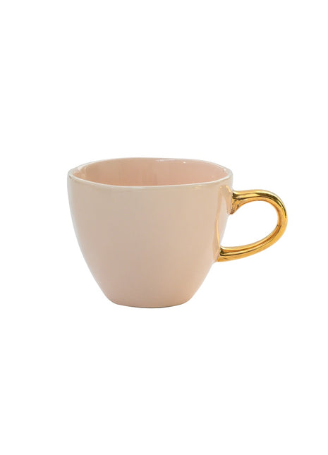 105259 Good Morning Mini Cup koffiekop gouden oor oud roze