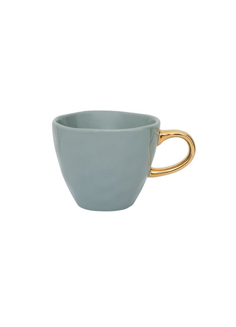 105276 Good Morning Mini Cup koffiekop gouden oor slate