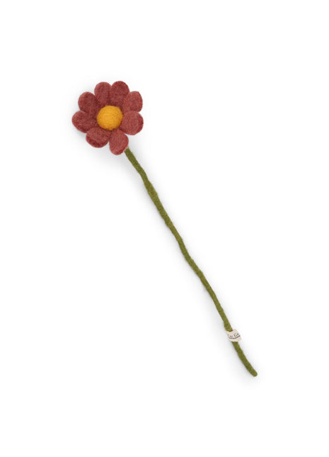 Gry & Sif vilten bloem - anemoon - rouge 30 cm