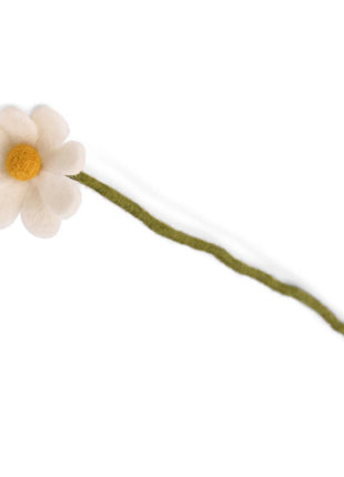 13312 Gry & Sif vilten bloem - anemoon - wit 30 cm