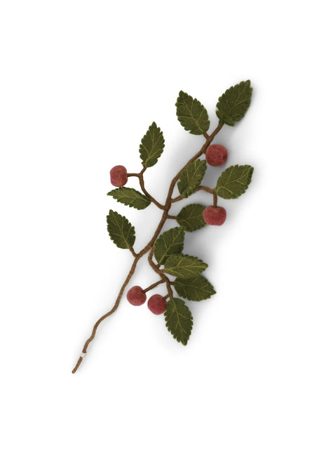 Gry & Sif vilten tak appels dusty rood 60 cm