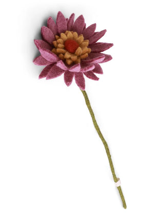 Gry & Sif Gerbera licht paars vilten bloem