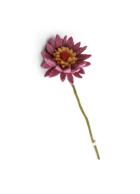 Gry & Sif Gerbera licht paars vilten bloem