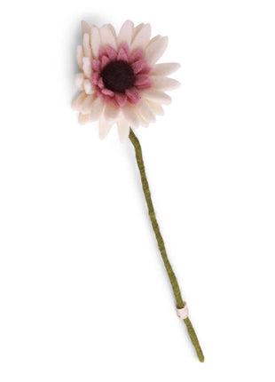 Gry & Sif Gerbera wit vilten bloem